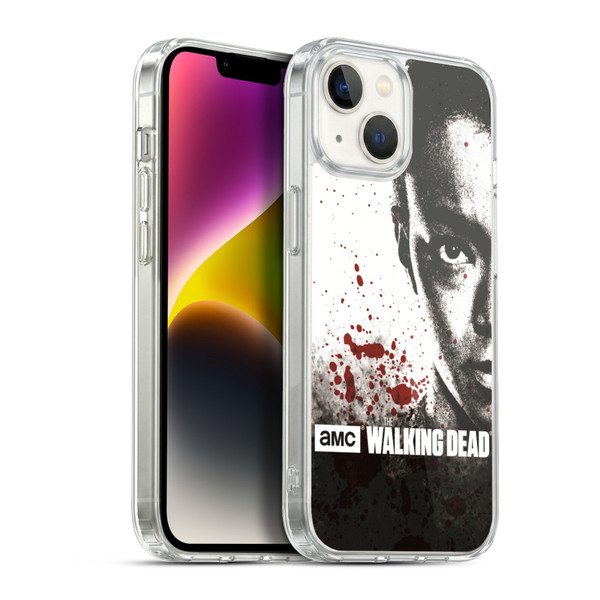 AMC The Walking Dead Gore Half Face Sasha Soft Gel Case for Apple iPhone 14