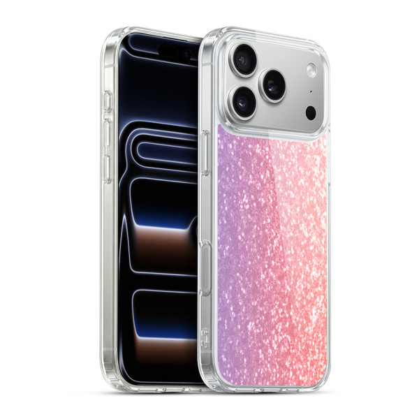 PLdesign Sparkly Coral Chive Blossom Soft Gel Case for Apple iPhone 17 Pro Max