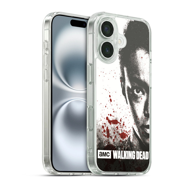 AMC The Walking Dead Gore Half Face Sasha Soft Gel Case for Apple iPhone 16 & MagSafe