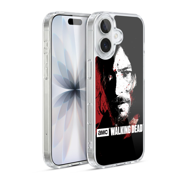 AMC The Walking Dead Gore Blood Bath Daryl Soft Gel Case for Apple iPhone 17