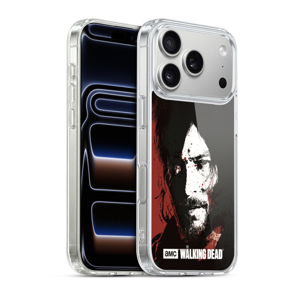AMC The Walking Dead Gore Blood Bath Daryl Soft Gel Case for Apple iPhone 17 Pro
