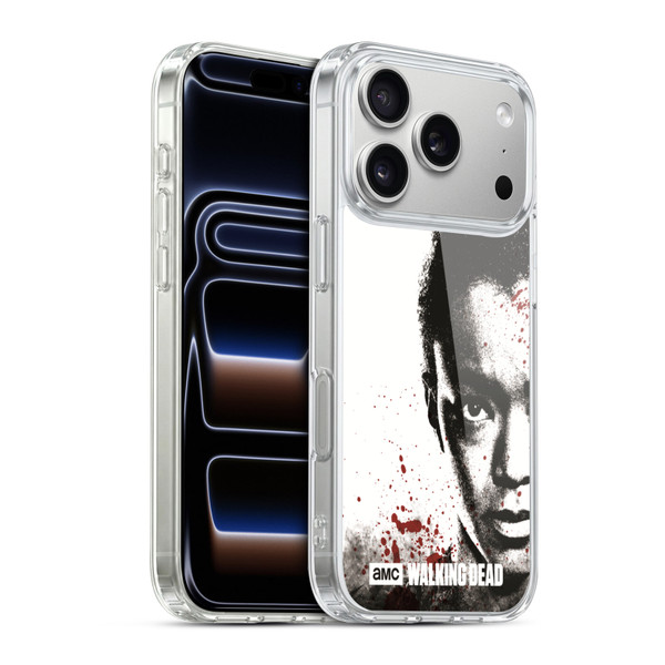 AMC The Walking Dead Gore Half Face Sasha Soft Gel Case for Apple iPhone 17 Pro