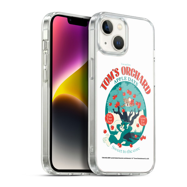 Tom and Jerry Retro Orchard Soft Gel Case for Apple iPhone 14