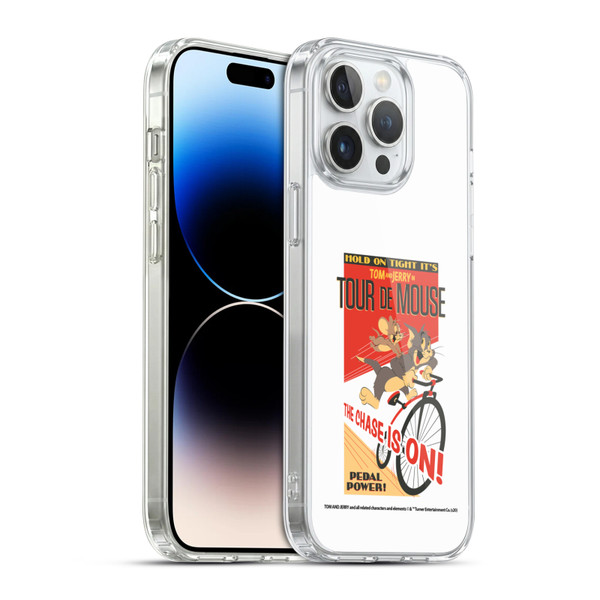 Tom and Jerry Retro Tour De Mouse Soft Gel Case for Apple iPhone 14 Pro Max & MagSafe