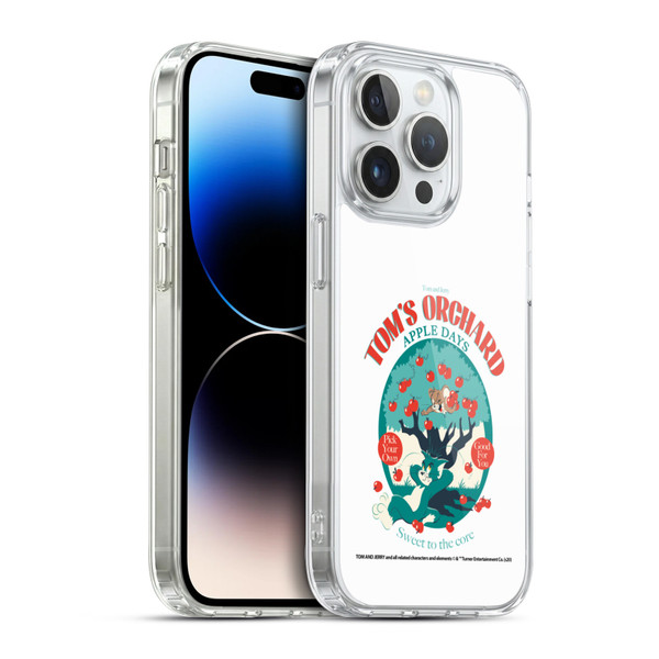 Tom and Jerry Retro Orchard Soft Gel Case for Apple iPhone 14 Pro & MagSafe