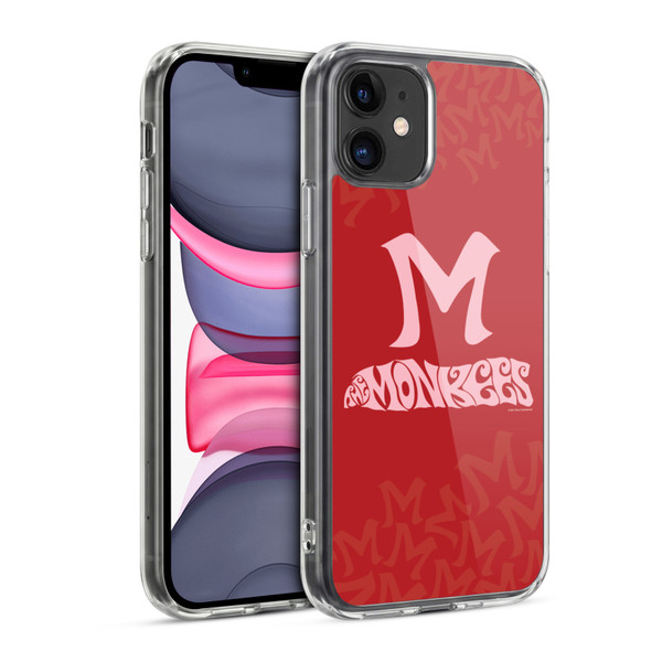 The Monkees Graphics Logotype Soft Gel Case for Apple iPhone 11