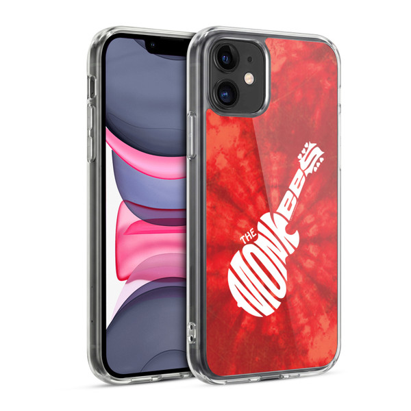 The Monkees Graphics Logo In Red Soft Gel Case for Apple iPhone 11