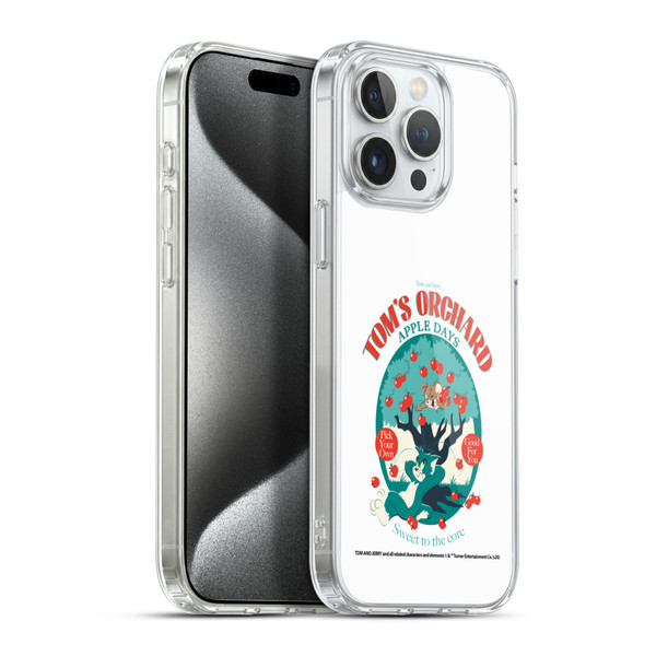 Tom and Jerry Retro Orchard Soft Gel Case for Apple iPhone 15 Pro Max & MagSafe