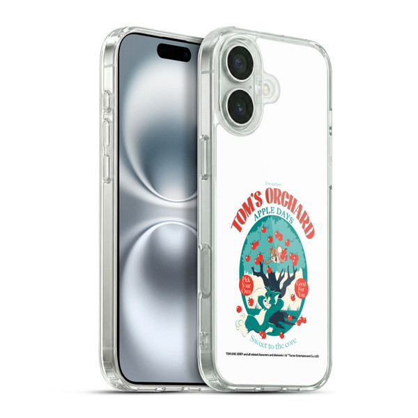 Tom and Jerry Retro Orchard Soft Gel Case for Apple iPhone 16 Plus & MagSafe