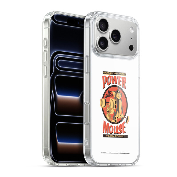 Tom and Jerry Retro Power Mouse Soft Gel Case for Apple iPhone 17 Pro Max
