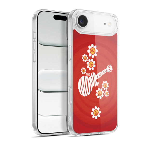The Monkees Graphics Pattern In Red Soft Gel Case for Apple iPhone 17 Air