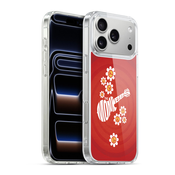 The Monkees Graphics Pattern In Red Soft Gel Case for Apple iPhone 17 Pro Max