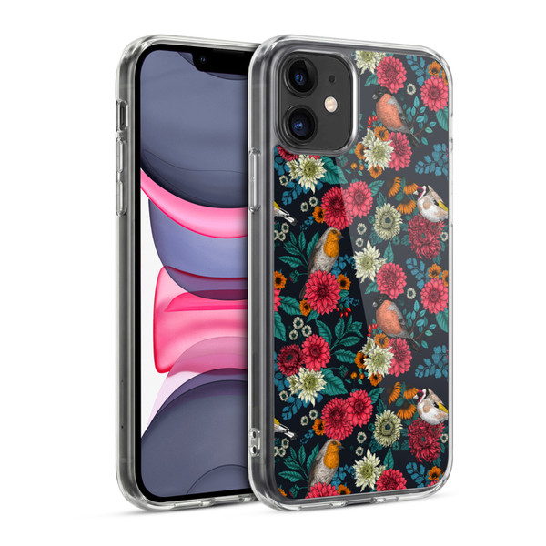 Katerina Kirilova Graphics Garden Birds Soft Gel Case for Apple iPhone 11