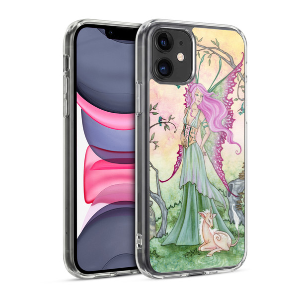 Amy Brown Elemental Series Hummingbird Serenade Soft Gel Case for Apple iPhone 11