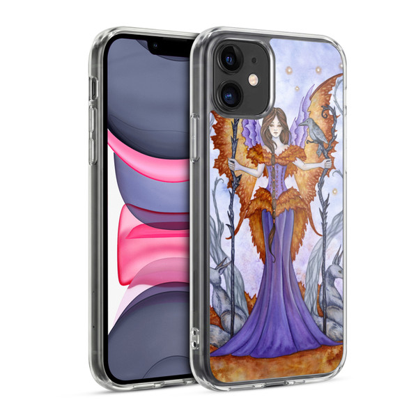 Amy Brown Elemental Series Raven Pixie Soft Gel Case for Apple iPhone 11