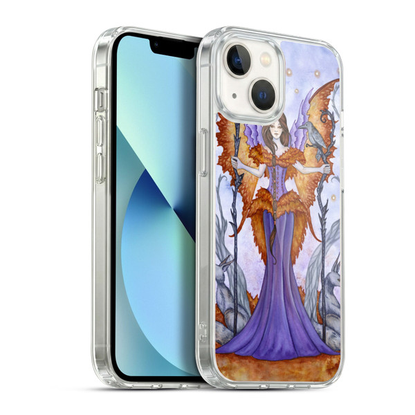 Amy Brown Elemental Series Raven Pixie Soft Gel Case for Apple iPhone 13