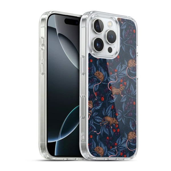 Katerina Kirilova Graphics Mice And Brambles Soft Gel Case for Apple iPhone 16 Pro & MagSafe