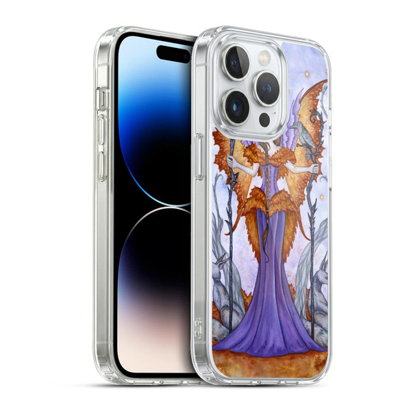Amy Brown Elemental Series Raven Pixie Soft Gel Case for Apple iPhone 13 Pro & MagSafe
