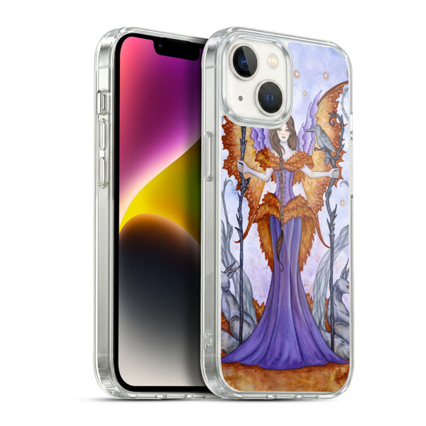 Amy Brown Elemental Series Raven Pixie Soft Gel Case for Apple iPhone 14