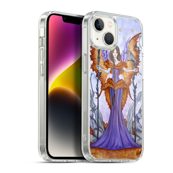 Amy Brown Elemental Series Raven Pixie Soft Gel Case for Apple iPhone 14 Plus & MagSafe