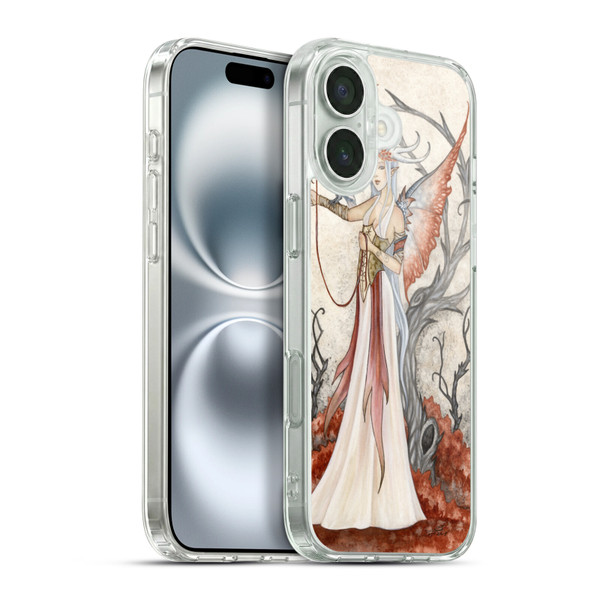 Amy Brown Elemental Series White Witch Soft Gel Case for Apple iPhone 16 Plus & MagSafe