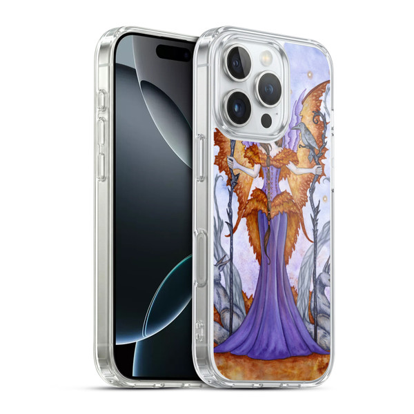 Amy Brown Elemental Series Raven Pixie Soft Gel Case for Apple iPhone 16 Pro & MagSafe