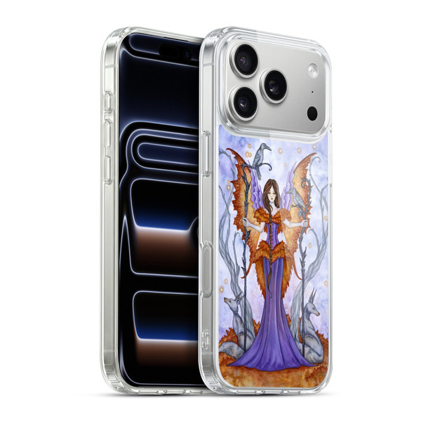 Amy Brown Elemental Series Raven Pixie Soft Gel Case for Apple iPhone 17 Pro Max