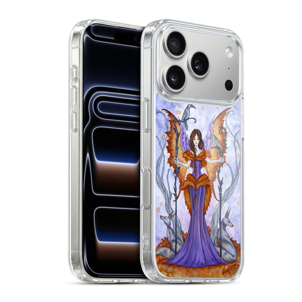 Amy Brown Elemental Series Raven Pixie Soft Gel Case for Apple iPhone 17 Pro