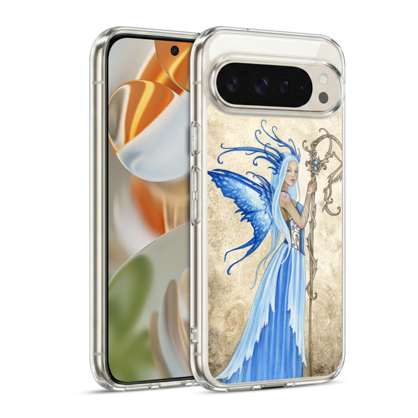 Amy Brown Elemental Series Blue Goddess Soft Gel Case for Google Pixel 9 / Pixel 9 Pro