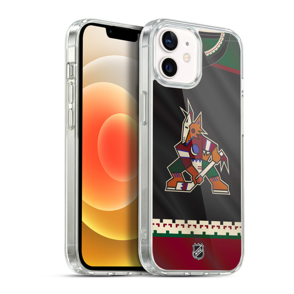 NHL Arizona Coyotes Jersey Soft Gel Case for Apple iPhone 12 / iPhone 12 Pro & MagSafe