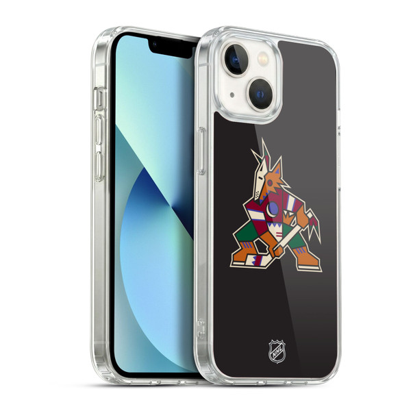 NHL Arizona Coyotes Plain Soft Gel Case for Apple iPhone 13