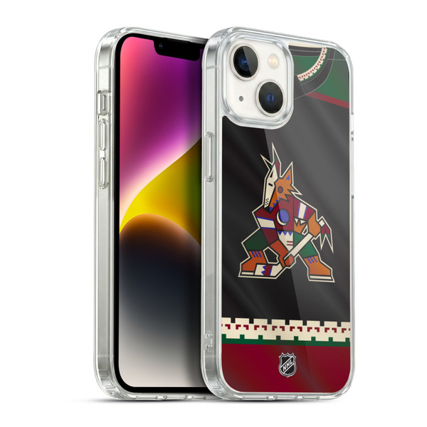 NHL Arizona Coyotes Jersey Soft Gel Case for Apple iPhone 14