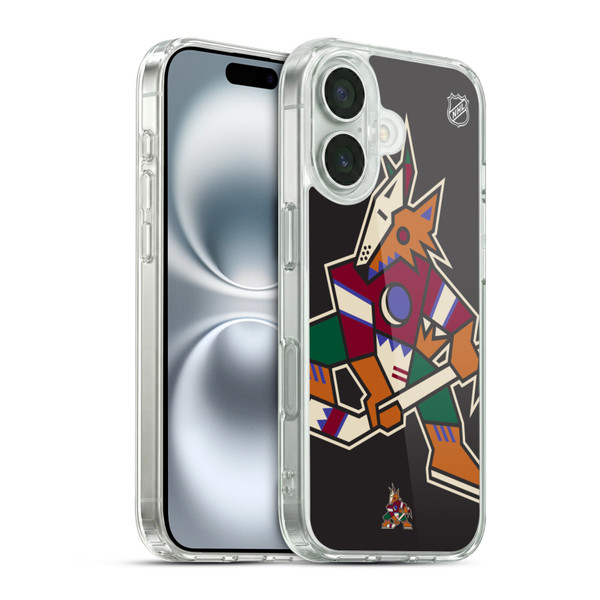 NHL Arizona Coyotes Oversized Soft Gel Case for Apple iPhone 16 & MagSafe