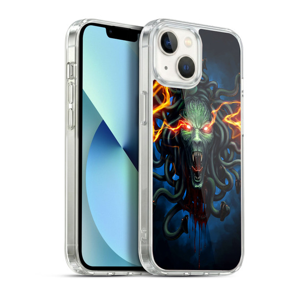 Christos Karapanos Horror 2 Medusa Soft Gel Case for Apple iPhone 13