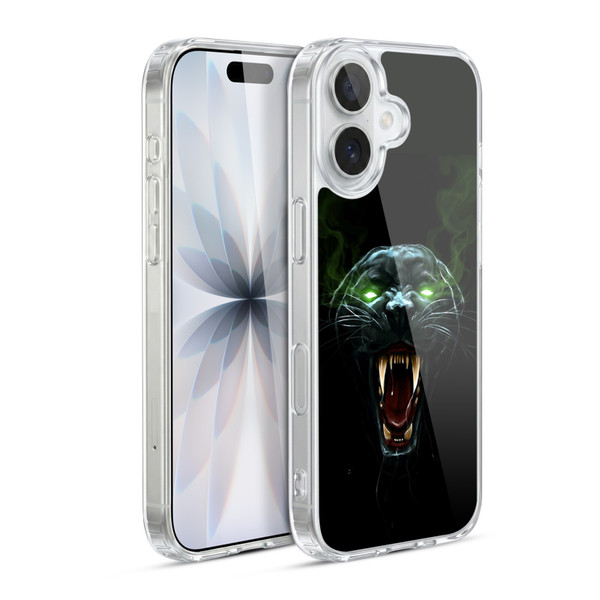 Christos Karapanos Horror 2 Dark Panther Soft Gel Case for Apple iPhone 17