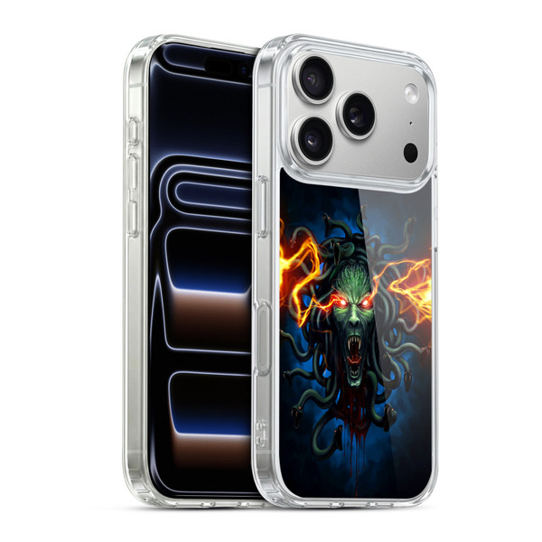 Christos Karapanos Horror 2 Medusa Soft Gel Case for Apple iPhone 17 Pro