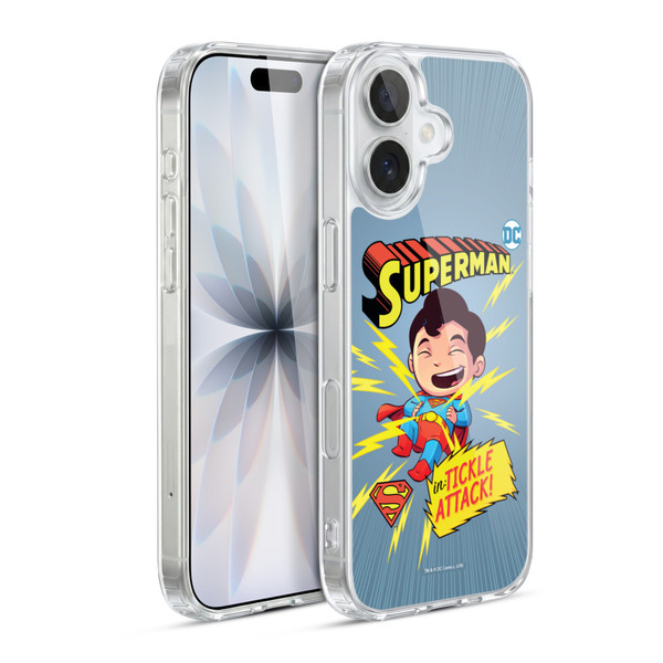 Super Friends DC Comics Toddlers Comic Covers Superman 2 Soft Gel Case for Apple iPhone 17