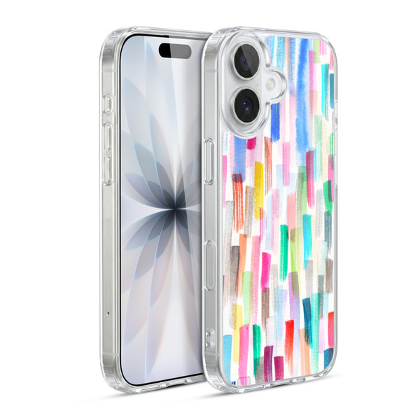Ninola Colorful Brushstrokes Multi Soft Gel Case for Apple iPhone 17