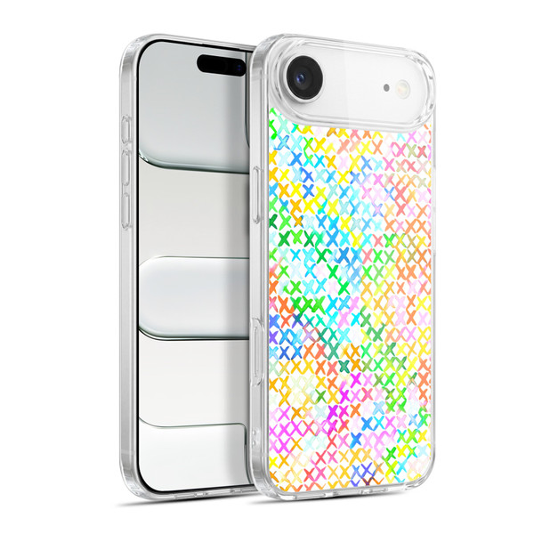 Ninola Colorful Summer Crosstitch Soft Gel Case for Apple iPhone 17 Air