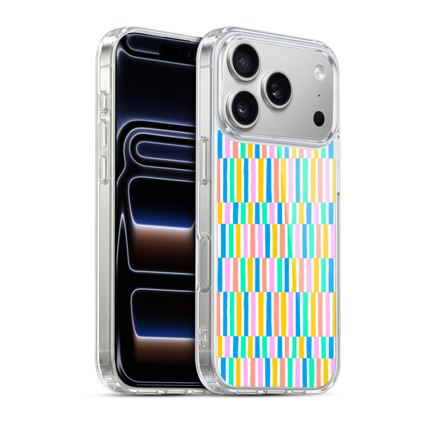 Ninola Colorful Color Block Summer Soft Gel Case for Apple iPhone 17 Pro