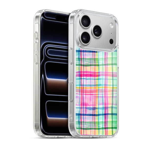 Ninola Colorful Summer Checks Soft Gel Case for Apple iPhone 17 Pro