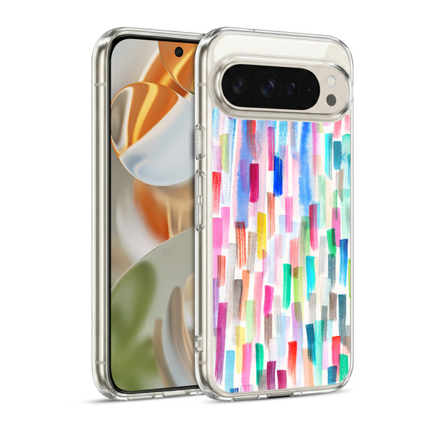 Ninola Colorful Brushstrokes Multi Soft Gel Case for Google Pixel 9 / Pixel 9 Pro