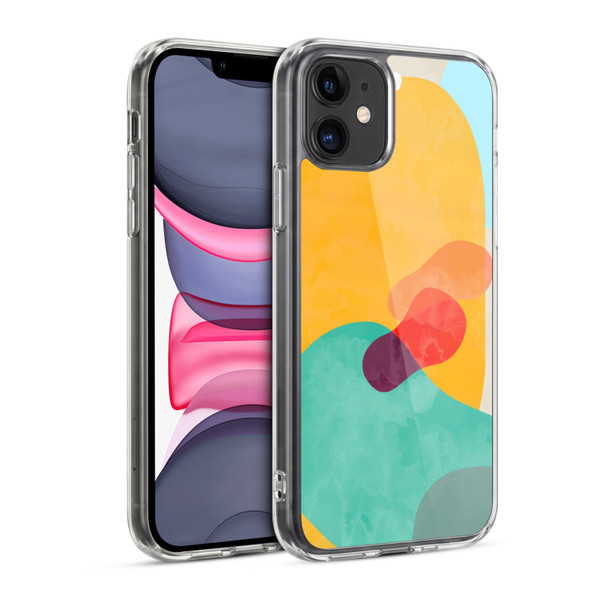 Ninola Freeform Patterns Abstracts Desert Soft Gel Case for Apple iPhone 11