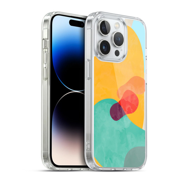 Ninola Freeform Patterns Abstracts Desert Soft Gel Case for Apple iPhone 14 Pro & MagSafe