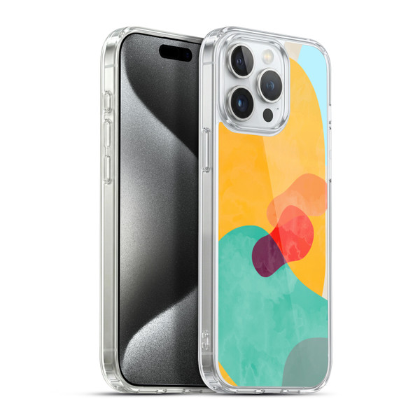 Ninola Freeform Patterns Abstracts Desert Soft Gel Case for Apple iPhone 15 Pro Max & MagSafe