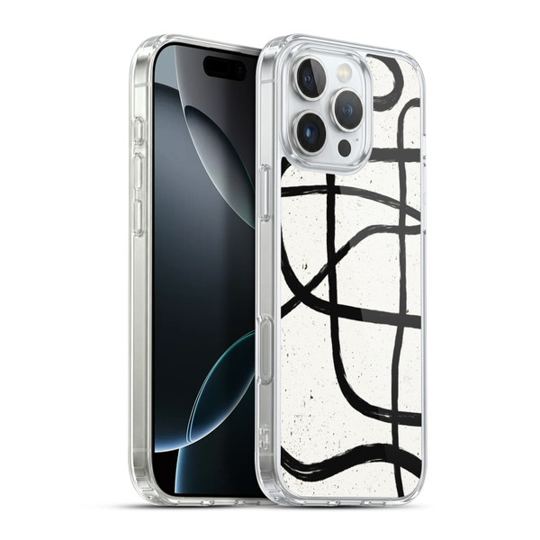 Ninola Freeform Patterns Scandinavian Marker Soft Gel Case for Apple iPhone 16 Pro Max & MagSafe