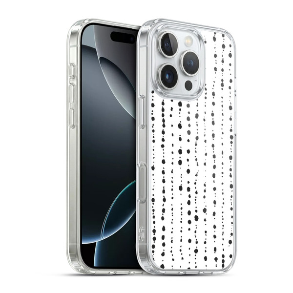 Ninola Freeform Patterns Boho Dots Stripes Soft Gel Case for Apple iPhone 16 Pro & MagSafe