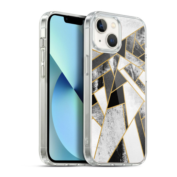 Elisabeth Fredriksson Geometric Design And Pattern Fragments Soft Gel Case for Apple iPhone 13