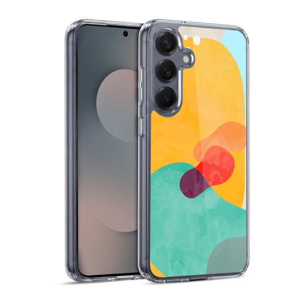 Ninola Freeform Patterns Abstracts Desert Soft Gel Case for Samsung Galaxy S25 & MagSafe
