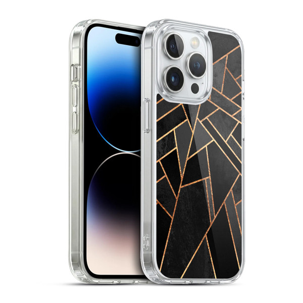Elisabeth Fredriksson Geometric Design And Pattern Black Night Soft Gel Case for Apple iPhone 13 Pro & MagSafe